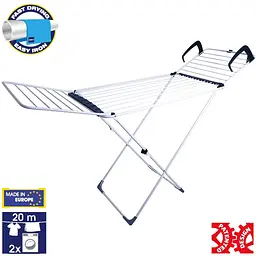 Сушарка для білизни підлогова Casa Si Swan 2in1 20m White (CS92252C04) - мініатюра 2