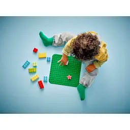 Конструктор LEGO DUPLO Classic Зелена будівельна пластина 1 деталь (10460) - мініатюра 6