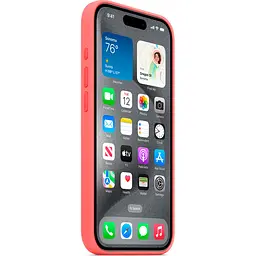 Чохол Silicone Case with MagSafe для Apple iPhone 15 Pro Guava AAA [93264] - мініатюра 3