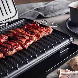 Гриль Russell Hobbs Foreman прижимний Fit Grill Large 2400Вт темп. режимів-1 пластик чорний - мініатюра 4