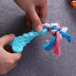 Жувальна іграшка-кістка з канатом для собак Derby Bone Shaped Dog Chew Toy - мініатюра 3
