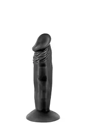 Фалоімітатор з присоскою Real Body Real Zack Black, 16х3.7 см