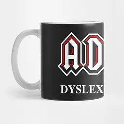 Кухоль GeekLand AC DC Dyslexic Edition 330 мл білий - мініатюра 3