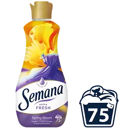 Кондиціонер для тканин Semana Extra Fresh Spring Bloom 1500 мл 75 циклів прання (3800024048418) - мініатюра 2