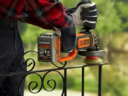 Шліфмашина кутова - болгарка акумуляторна Black&Decker без АКБ та ЗП BCG720N - мініатюра 6