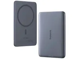 Зовнішній акумулятор (Power Bank) BASEUS PicoGo AM41 Ultra-Slim Magnetic 5000mAh Grey (E0024807) - мініатюра 3