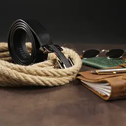 Чоловічий шкіряний ремінь Vintage 115х3,5 см acs0014803 - мініатюра 7