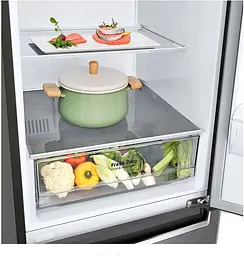 Холодильник LG GA-B509SLKM 203х68х60см 2 дв холодильне відділення 277 л морозильне відділення 107 л A++ NF Інв Диспл. зовнішній Графіт (GA-B509SLKM) - мініатюра 11