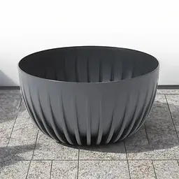 Вазон Lamela Mira Bowl 23.6х14 см антрацит (9829170) - мініатюра 4