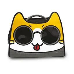 Рюкзак Croci Catmania Tomodachi для котів до 10 кг сірий 40×20×36 см