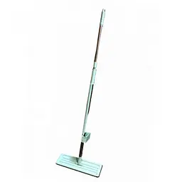 Миюча швабра з віджимом Good Idea Spin Mop з поворотом 360 та насадкою з мікрофібри бірюзова - мініатюра 4