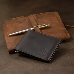 Чоловічий шкіряний зажим для грошей GRANDE PELLE 11х8х0,7 см acs0018645 - мініатюра 9