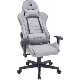 Геймерське крісло GamePro GC575FG Fabric Gray [163693] - мініатюра 7
