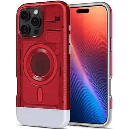Чохол Spigen Classic C1 with MagSafe Ruby для iPhone 16 Pro Max (ACS08020) - мініатюра 2
