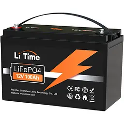 Акумулятор Li Time LiFePO4 12V [12.8V/100Ah/1280Wh] [123755] - мініатюра 2
