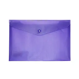 Папка-конверт, на кнопке, А5, BM.3935-99 BUROMAX, матовый полупрозр.пластик (4823078953421) Фіолетовий