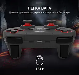 Геймпад джойстик GamePro GP-600 Black 2.4G Wireless PC/PS3/Android - мініатюра 8