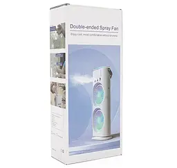 Портативний вентилятор Voltronic T1818, зволоження, підсвічування, Air Cooler Fan White - мініатюра 4