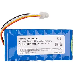Акумулятор PowerPlant для електроінструментів Husqvarna 5806833-01, 18V, 6.8Ah, Li-ion