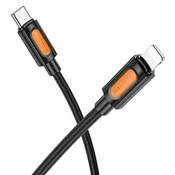 Дата кабель Borofone BX114 Structure Type-C to Lightning 27W (1m) Black - мініатюра 2