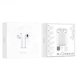Навушники Hoco Bluetooth EW02 Plus True wireless BT headset білі - мініатюра 3