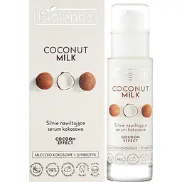 Кокосова сироватка Bielenda Coconut Milk Strongly Moisturizing Coconut Serum сильно зволожуюча 30 мл - мініатюра 2