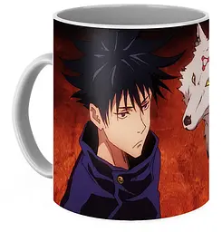 Кружка GeekLand Магічна Битва Jujutsu Kaisen Megumi з вовком JK.02.11 - мініатюра 3