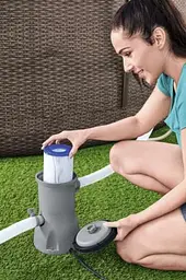 Картриджний фільтр-насос Bestway 58386, продуктивність 3028 л/год, для басейнів до 17 400 л, тип II - мініатюра 5