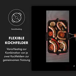 Вбудована індукційна варильна поверхня Klarstein Delicatessa 90 Hybrid Чорний (10035181) - мініатюра 9