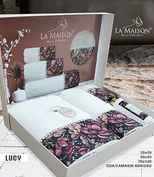 Подарунковий набір рушників з парфумом Lucy La Maison pbe0051105 - мініатюра 5