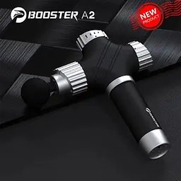 Перкусійний масажний пістолет Booster A2 Масажер тригерних точок Massage Gun - мініатюра 10