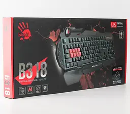 Клавіатура Bloody A4Tech B318 LK USB Black (B318 (Black) LK Black) - мініатюра 4