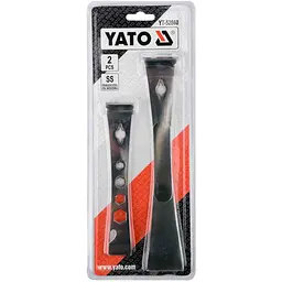 Скребки з нержавіючої сталі L-подібні YATO 235х40х40 мм (YT-52860) - мініатюра 2