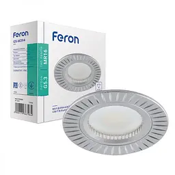 Свiтильник точковий Feron GS-M394 під лампу срібло (17936)