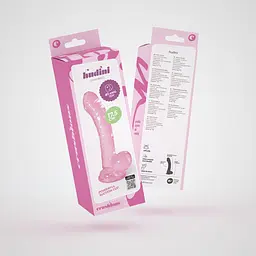 Фалоімітатор Crushious Hudini Jelly 17.5 см (рожевий) - мініатюра 11