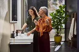 Змішувач для умивальника Hansgrohe Tecturis E CoolStart EcoSmart+ з д/к push-open matt black 73020670 - мініатюра 5