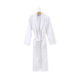 Халат махровий unisex Lotus Home - Basic Line white M - мініатюра 12