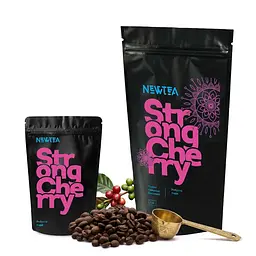 Кава в зернах NewTea Strong Cherry AA, 1 кг - мініатюра 5
