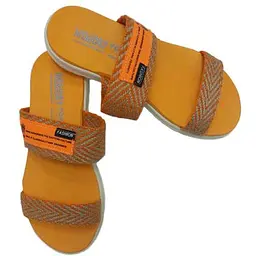 Шльопанці Yaprak shoes текстиль помаранчевий р.36 004