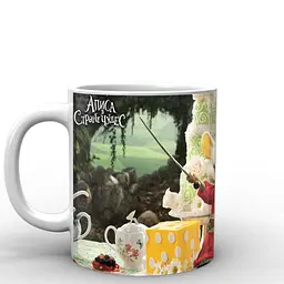 Кухоль GeekLand Аліса в країні чудес Alice in Wonderland мишеня AW.02.005 330 мл білий - мініатюра 2