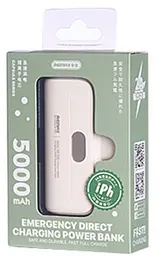 Повербанк Remax RPP-633 5000 Lightning Plug Emergency White - мініатюра 2