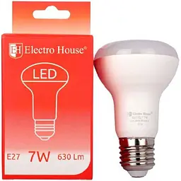 Лампа ELECTROHOUSE E27 7Вт світлодіодна LED Гриб R63 4100К EH-LMP-R63