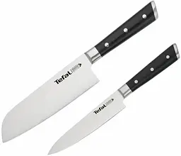 Набір ножів Ice Force, 2шт, нержавіюча сталь, пластик, чорний Tefal kuh0014546