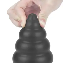 Анальна пробка King Sized Vibrating Anal Cracker 7, 18 см (чорний) - мініатюра 6