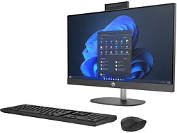 Комп'ютер персональний моноблок HP 245-G10 23.8' FHD IPS AG AMD R3-7320U 8GB F512GB UMA WiFi Win11P чорний (885A1EA) - мініатюра 3