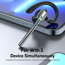 Бездротова Bluetooth-гарнітура G5 з мікрофоном, шумозаглушенням і зарядним кейсом Гарнітура для водіїв - мініатюра 7