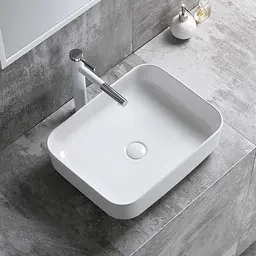 Умивальник Rea Demi Slim 40x50,5 білий (REA-U1953) - мініатюра 4
