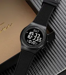 Наручний годинник чоловічий Skmei Aston Sport Black (2940) - мініатюра 4