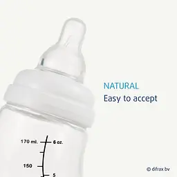 Антиколікова пляшечка для годування Difrax S-bottle Natural Trend Sage із силіконовою соскою 250 мл (706T Sage) - мініатюра 5