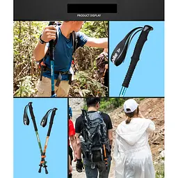 Трекінгова палиця телескопічна Naturehike Women (NH17D001-Z) 57-120см - зелена - мініатюра 7